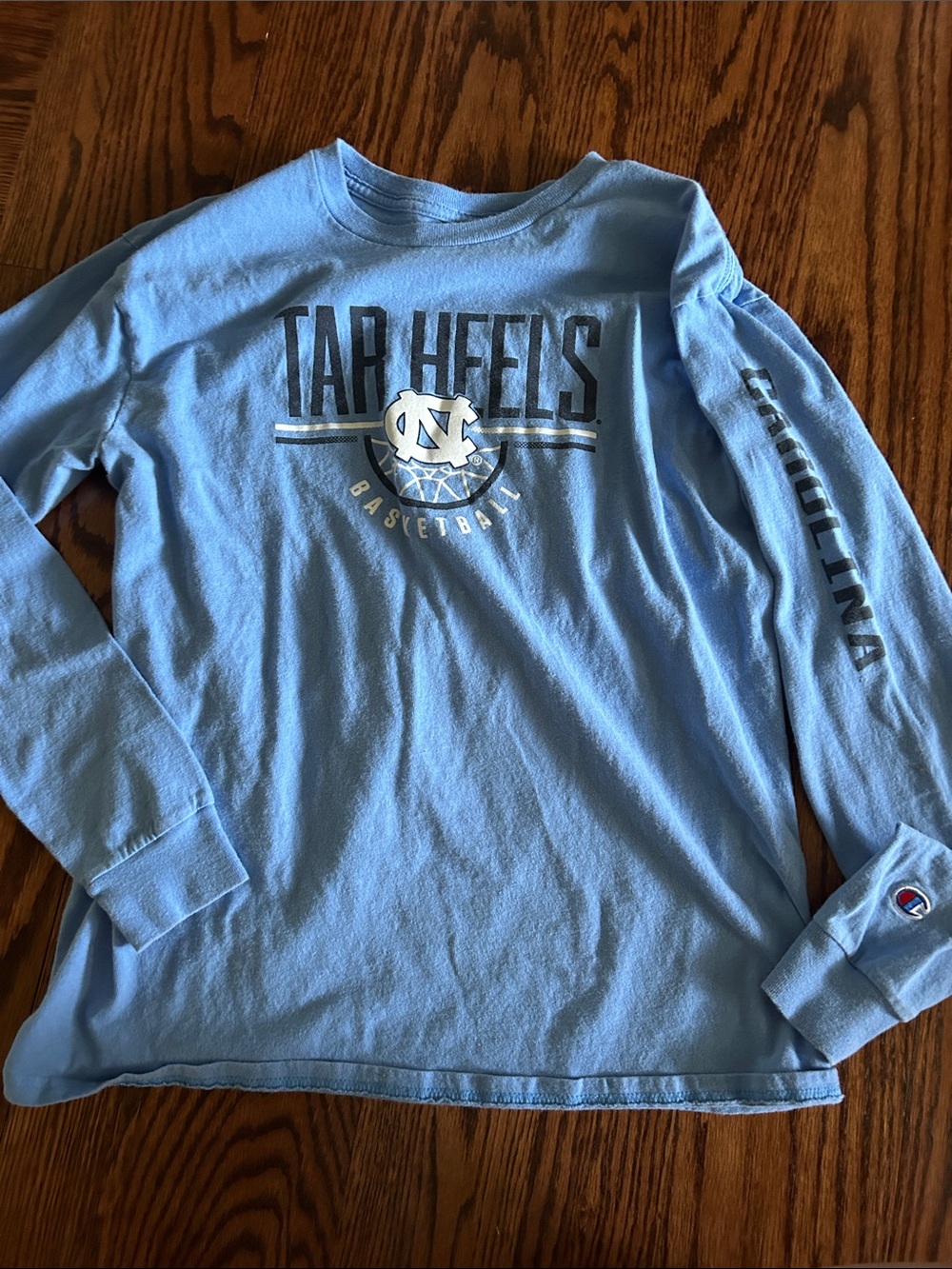 Champion Carolina Blue Tar Heels Long Sleeve Shirt